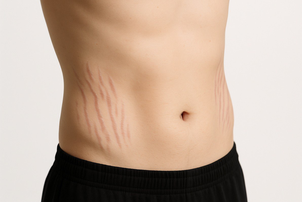 Stretch Marks in Men: Causes and Treatment