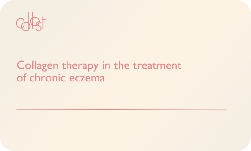 Collagen therapy in the treatment of chronic eczema